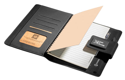 SCX Innovative Design™ Notebook A5 with Power Bank 4000 mAh