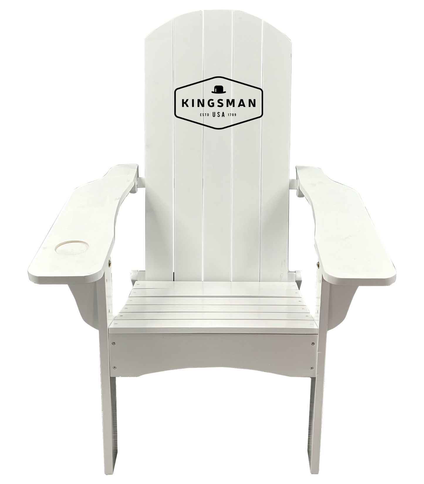 Red Wooden Folding Adirondack Chair