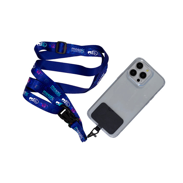 Pocket-Free Crossbody Cell Phone Lanyard - Full Color Sublimation Import Air Ship Door To Door