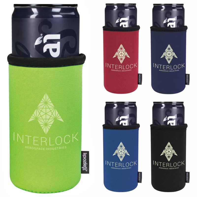 Black Koozie® Slim Can Cooler