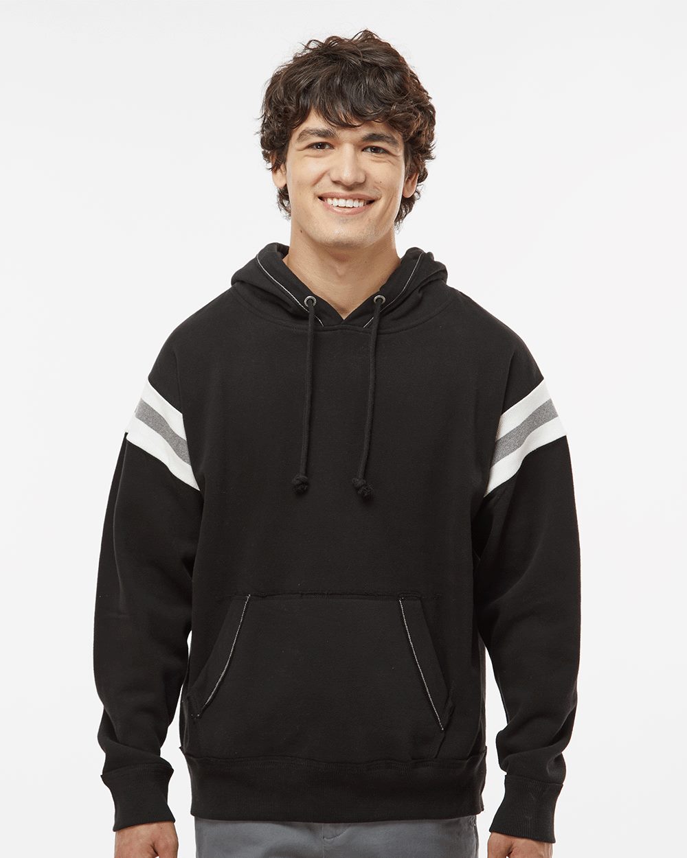 Men's Vintage Athletic Hooded Sweatshirt - 8847