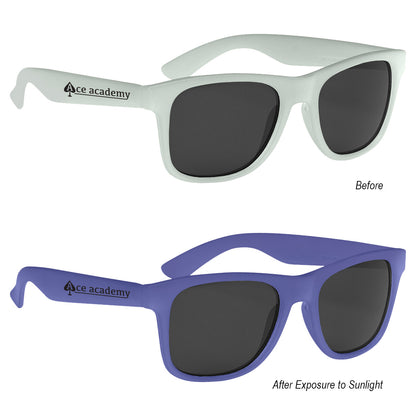 FROST BLUE Color Changing Malibu Sunglasses