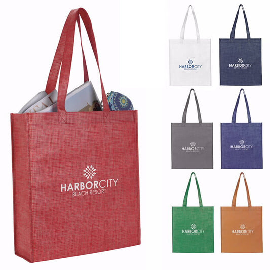 Gray Good Value™ Non-Woven Shimmer Tote