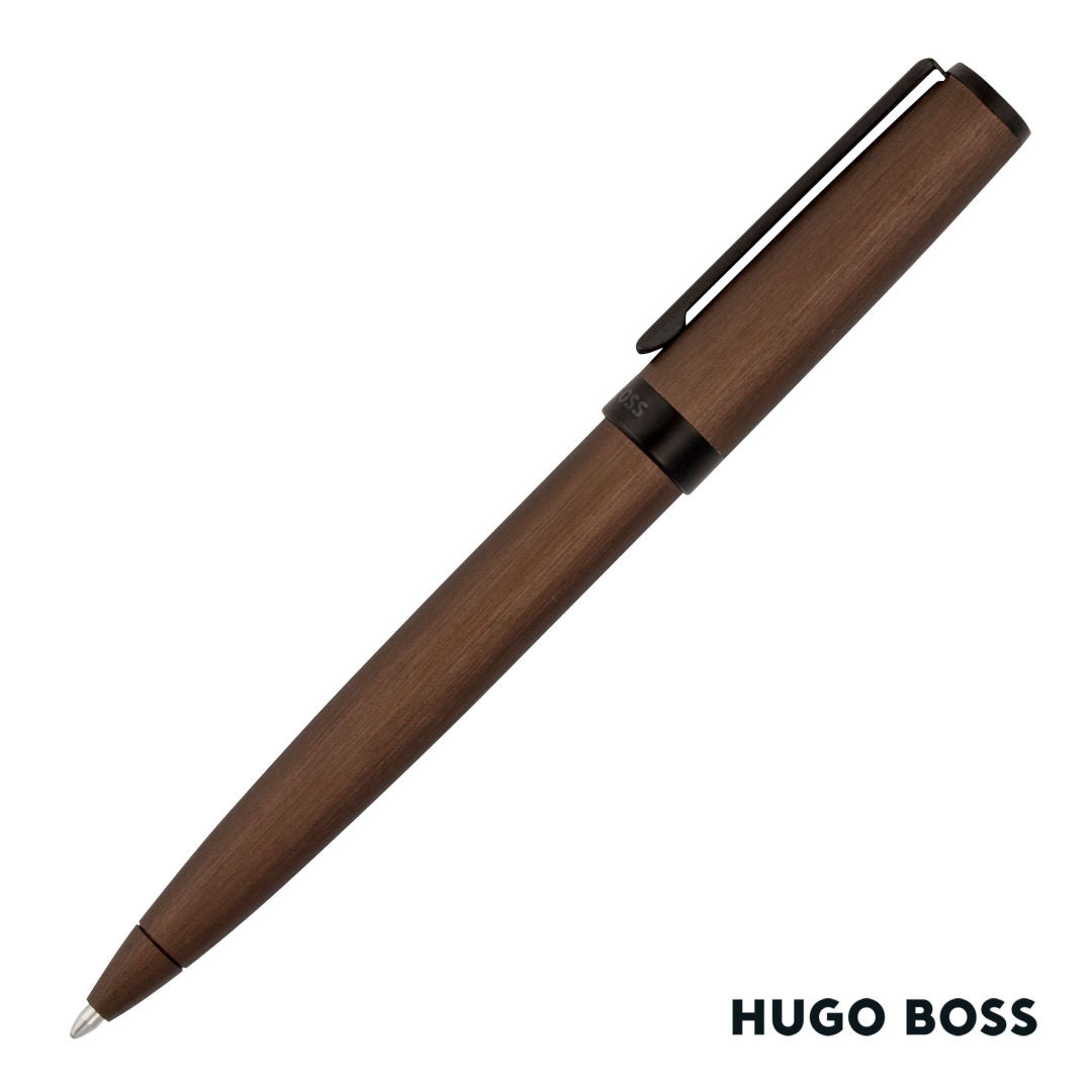 Hugo Boss® Gear Brushed Ballpoint Pen
