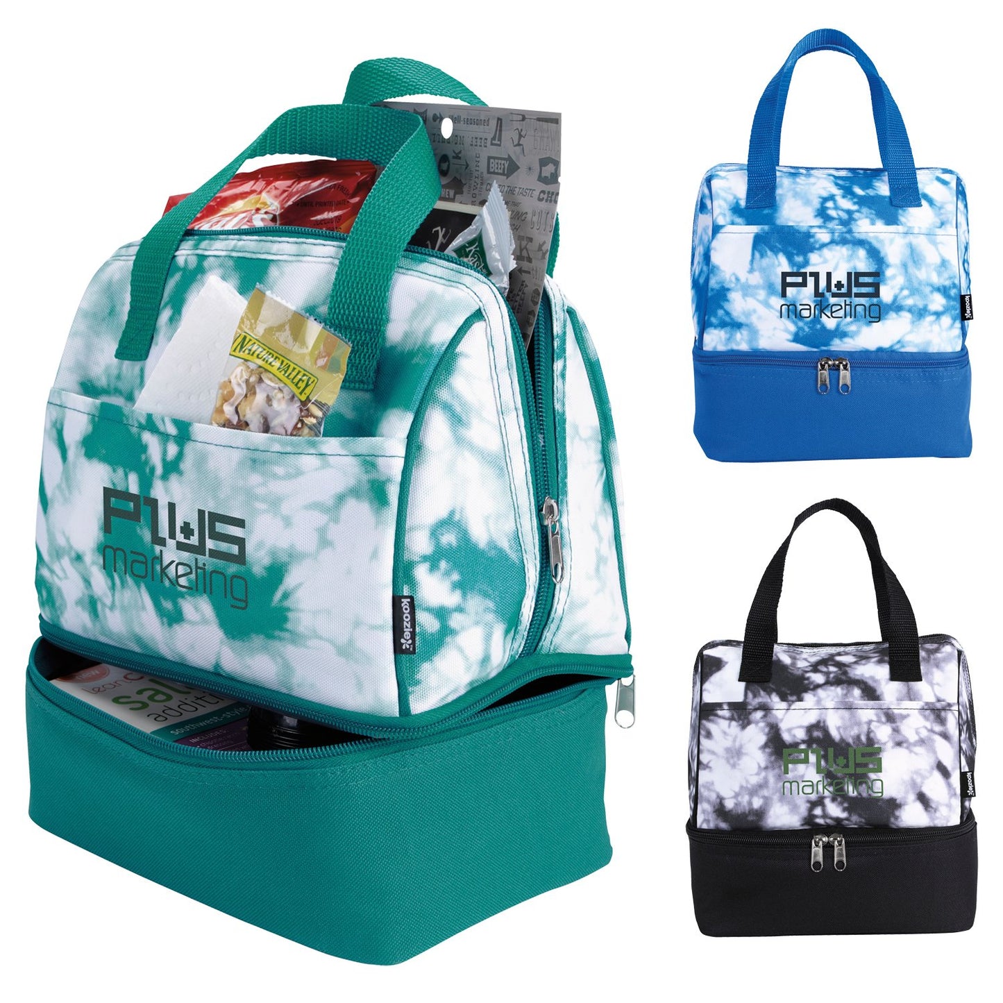 Black Koozie® Tie-Dye Recreation Cooler