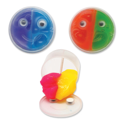 Assorted Colors Smiley Face Slime