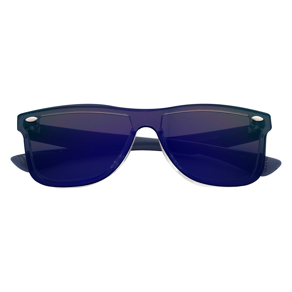 BLUE Outrider Mirrored Malibu Sunglasses