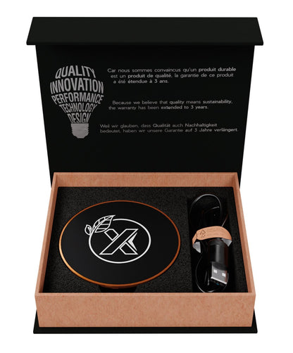 SCX Innovative Design™ Maple Wood 10W Wireless Charger