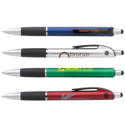 Front View of Blue Souvenir® Image Stylus Pen