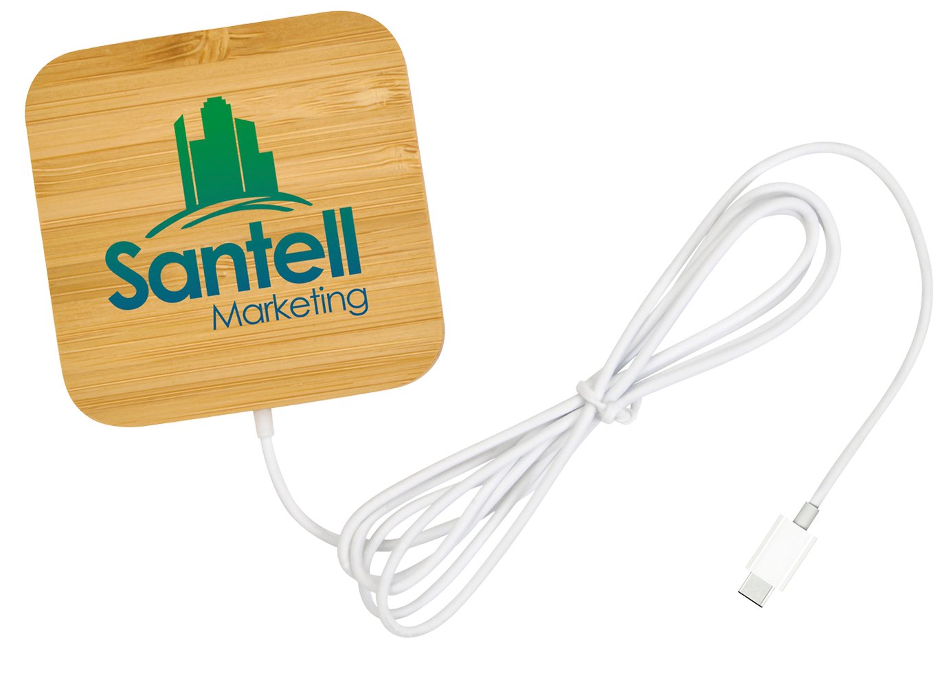 Good Value™ Bamboo Magnet-Hold 15W Wireless Charger