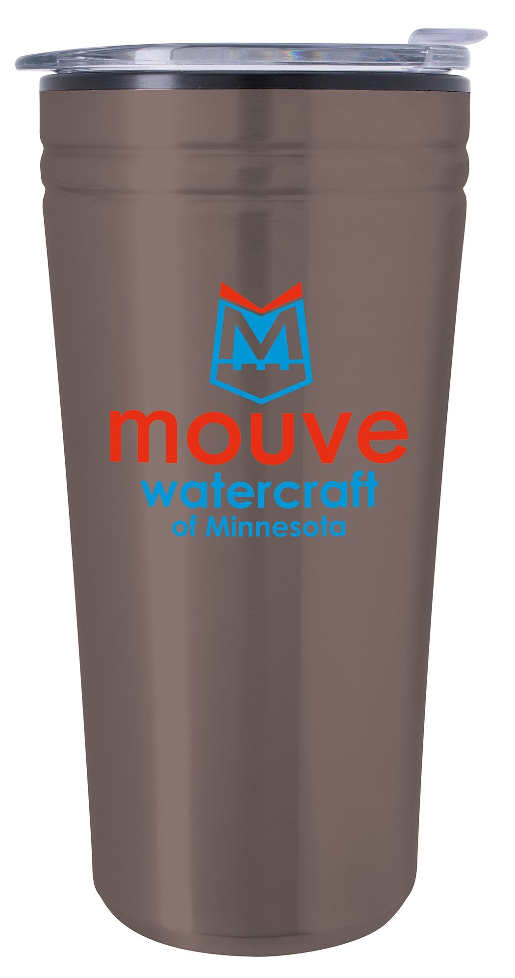 Front View of Blue Good Value™ Aviator Tumbler - 19 oz.