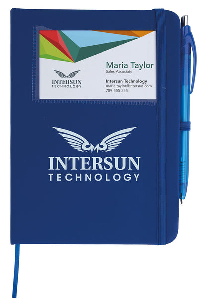 Good Value™ Value Card Pocket Notebook with Element Slim Pen