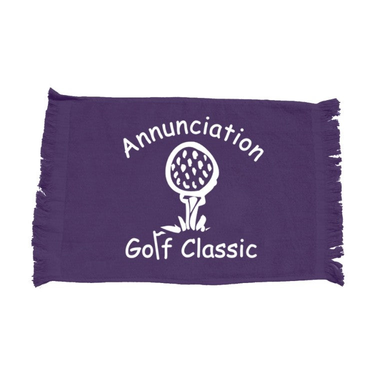 Colored Fringed Fingertip Towel