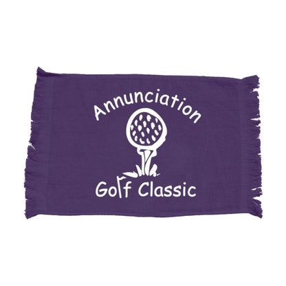 Colored Fringed Fingertip Towel