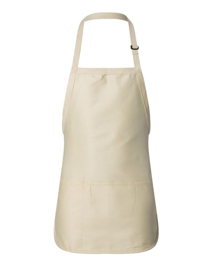 Full-Length Apron with Pouch Pocket - Q4250