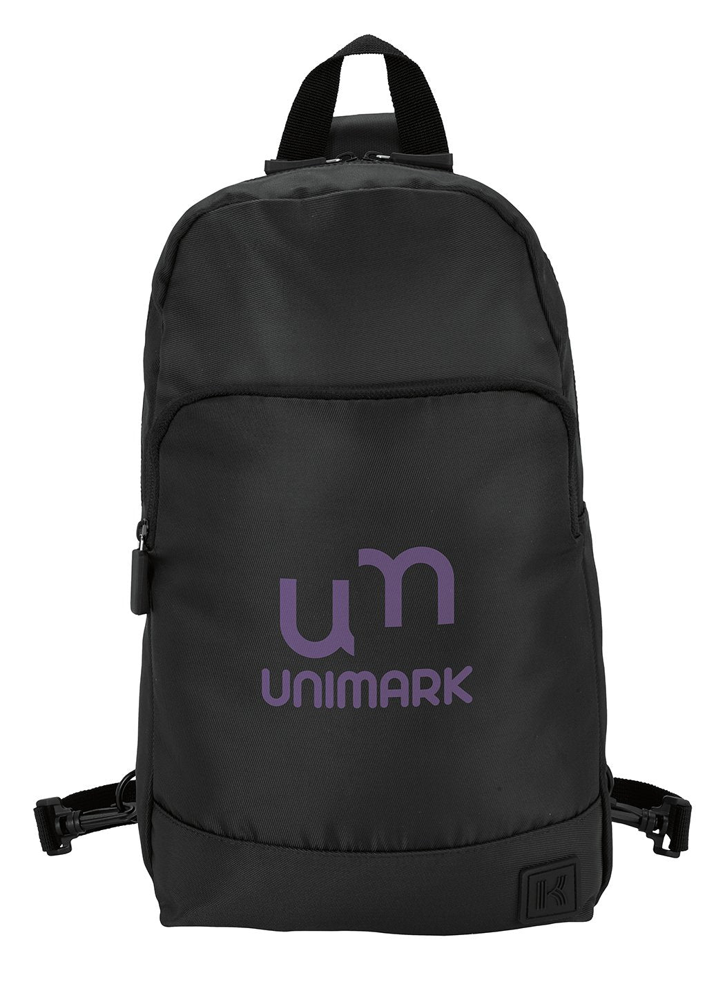 Front View of Black KAPSTON® Town Square Slingpack