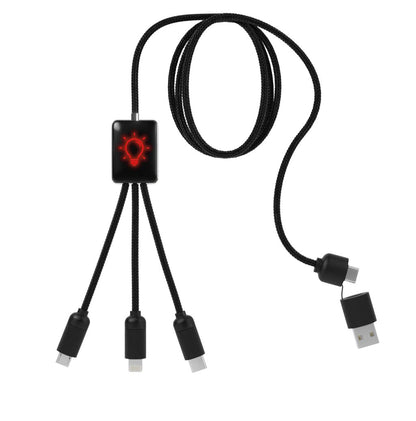 SCX Innovative Design™ RPET 5-in-1 Easy-to-Use Cable
