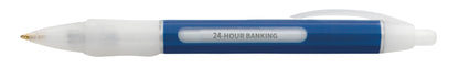 Front View of Blue Classic Collection WideBody® Message Pen Colors