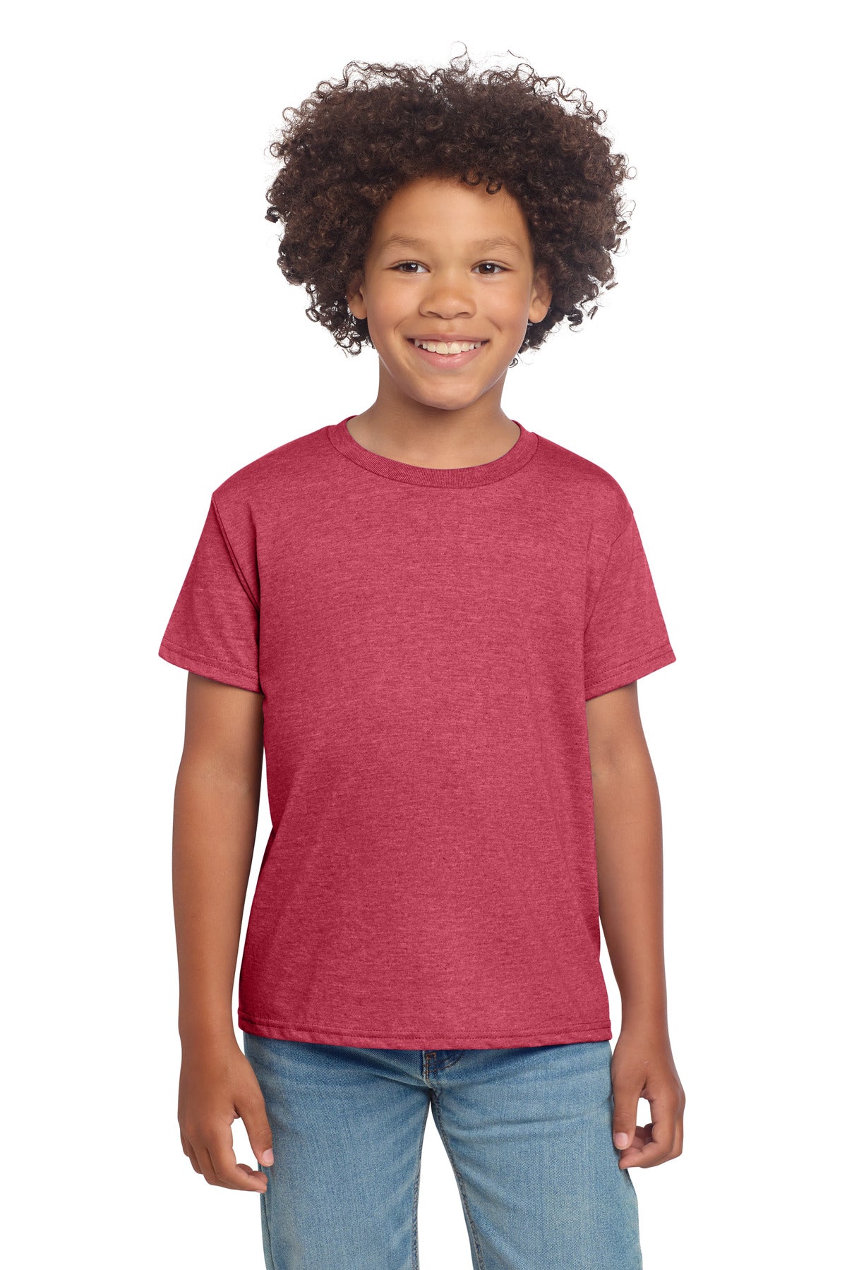 SanMar 64000B_heatherred_model_front.jpg