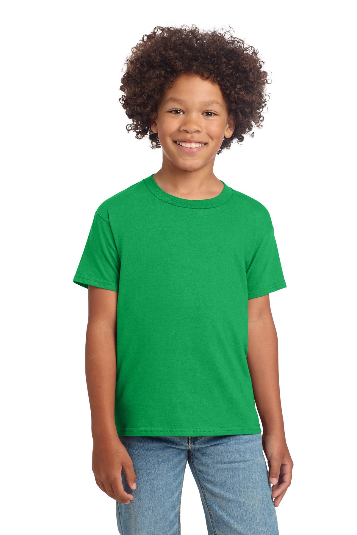 SanMar 64000B_irishgreen_model_front.jpg