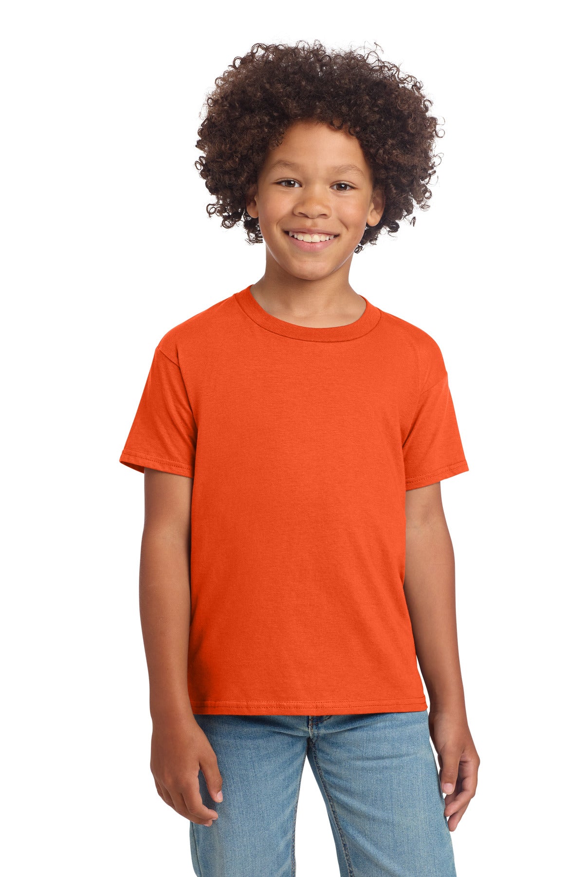 SanMar 64000B_orange_model_front.jpg