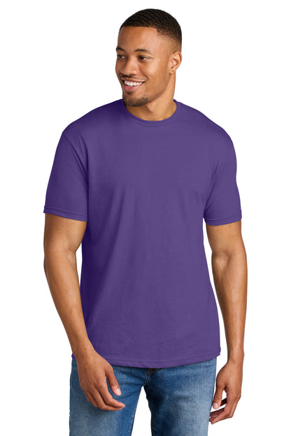 Front View of Amethyst Gildan Softstyle CVC Tee 64000CVC  - XS
