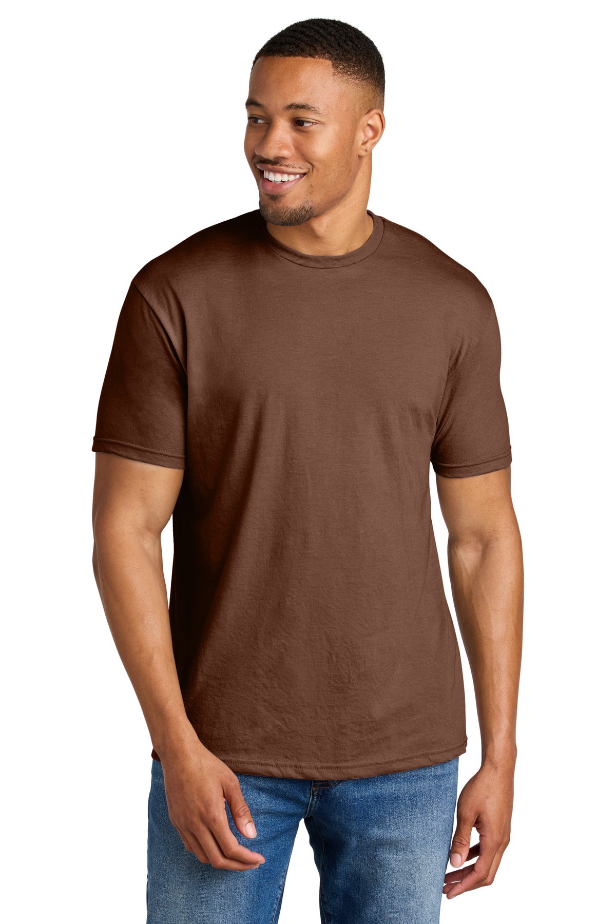 SanMar 64000CVC_cocoamist_model_front.jpg