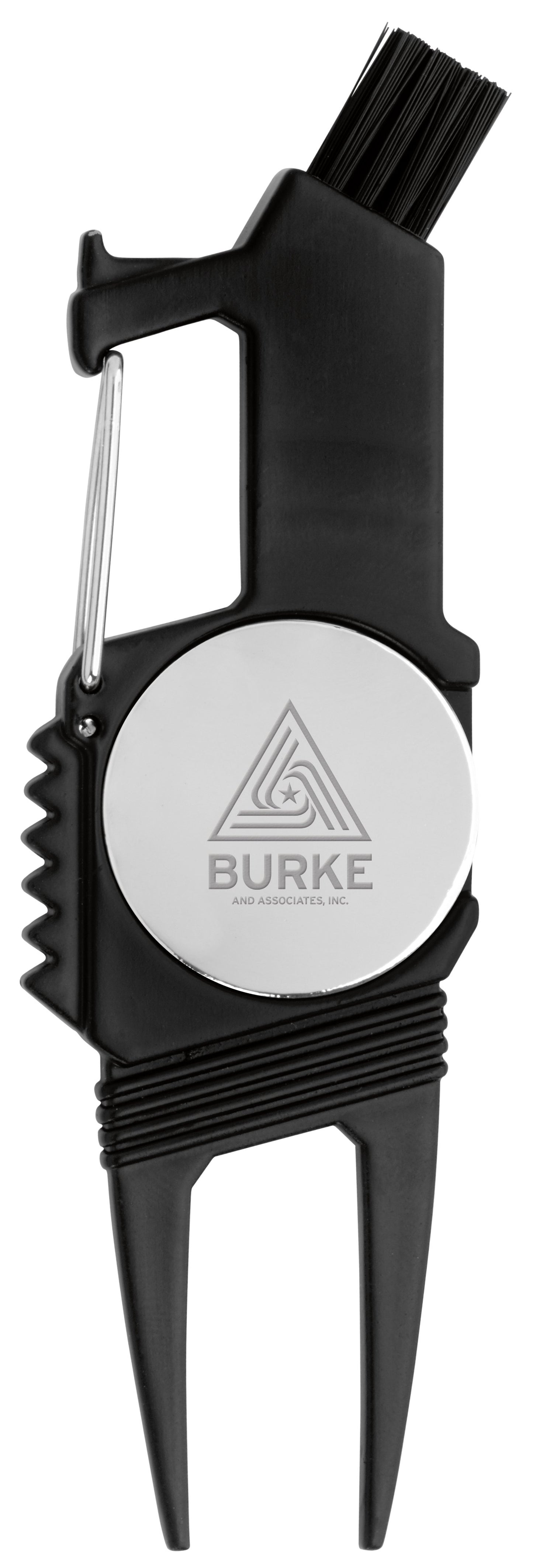 Front View of Black & Silver Good Value™ Rugged 7-in-1 Golf Tool
