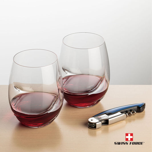 Swiss Force® Opener & Bartolo Stemless Wine