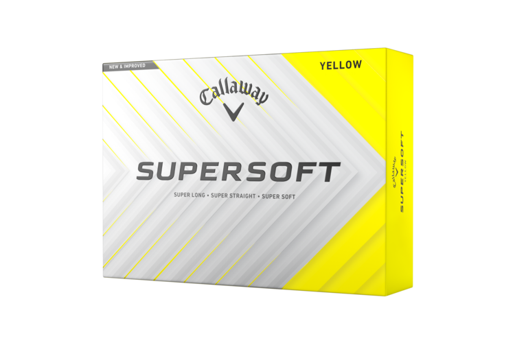 Callaway Supersoft Golf Balls - Yellow