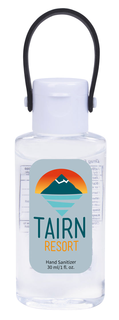 Front View of Blue Good Value™ 1 oz. Slim Hand Sanitizer with Hanger