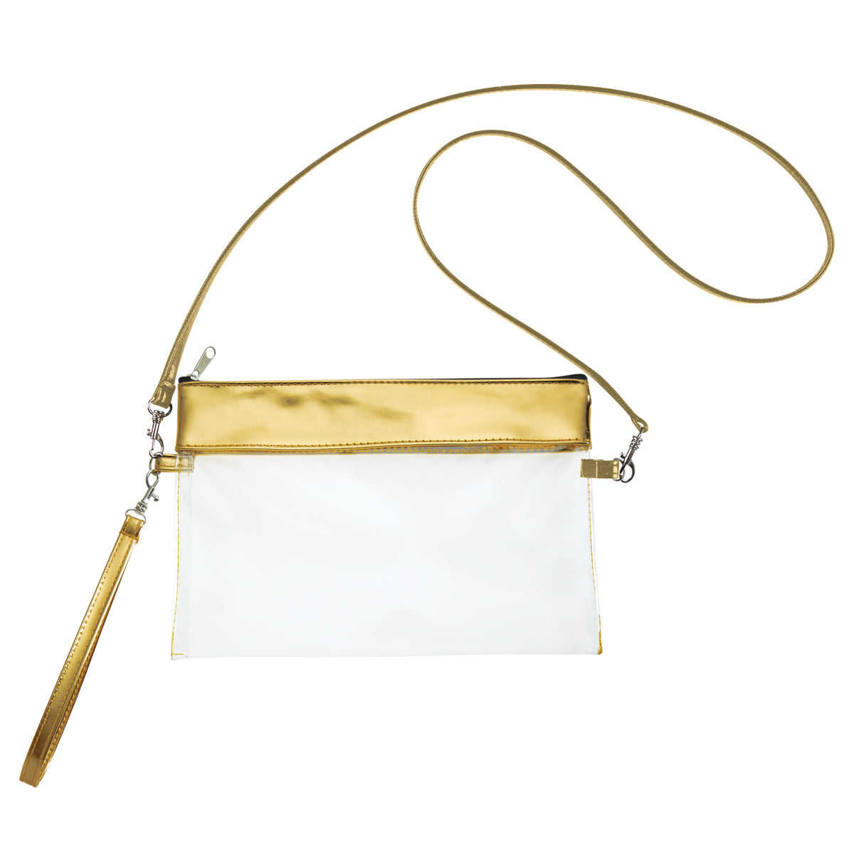 Game Day Clear Wristlet Pouch