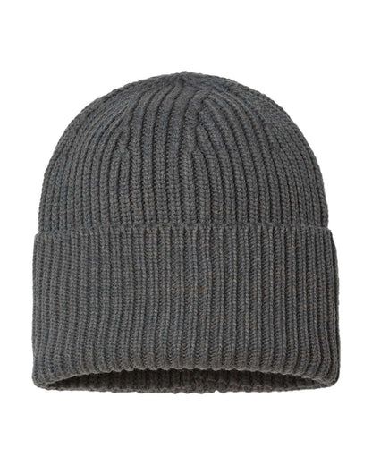 Sustainable Chunky Rib Cuffed Beanie - OAK