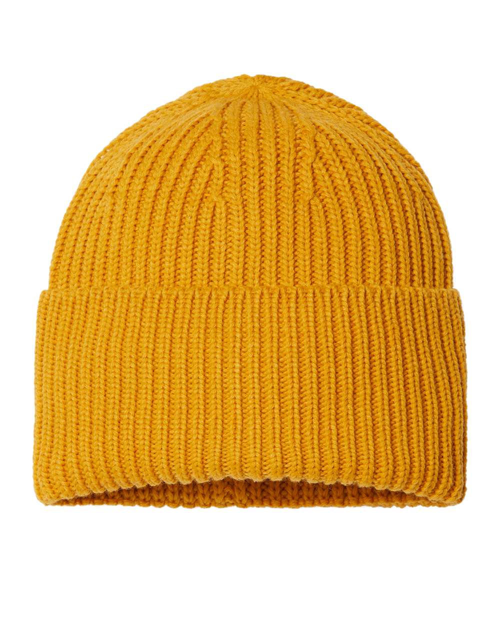 Sustainable Chunky Rib Cuffed Beanie - OAK
