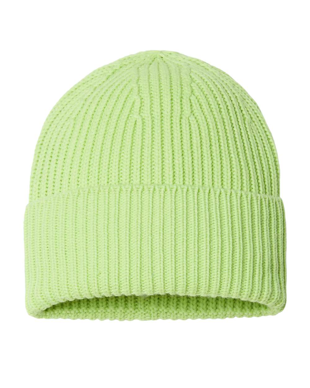 Sustainable Chunky Rib Cuffed Beanie - OAK