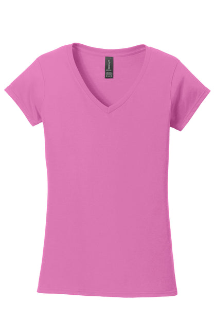 Gildan Softstyle Women's Fit V-Neck T-Shirt. 64V00L