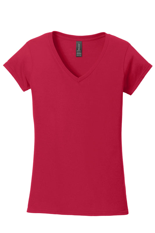 Gildan Softstyle Women's Fit V-Neck T-Shirt. 64V00L