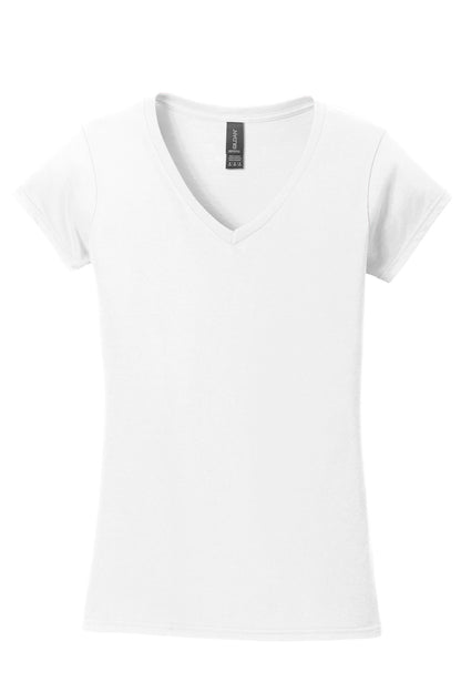 Gildan Softstyle Women's Fit V-Neck T-Shirt. 64V00L