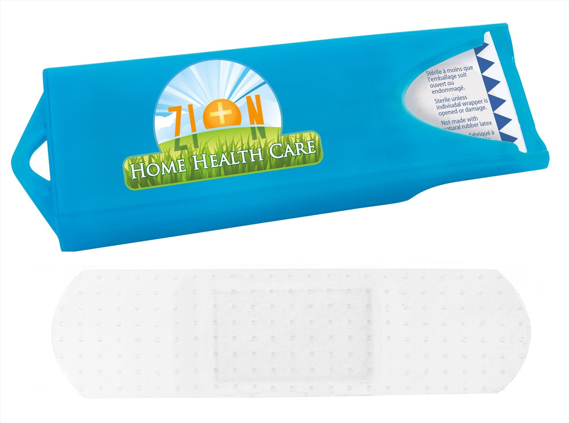 Translucent Blue Good Value™ Original Colored Dispenser w/Clear Bandages