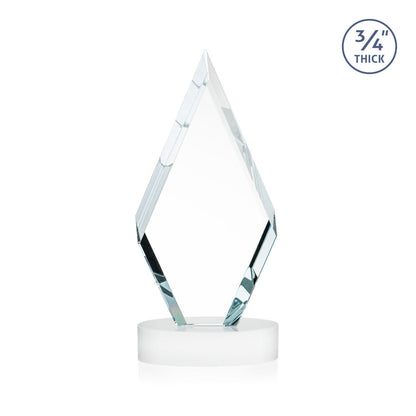 Richmond VividPrint™ Award on Alberton Base - White