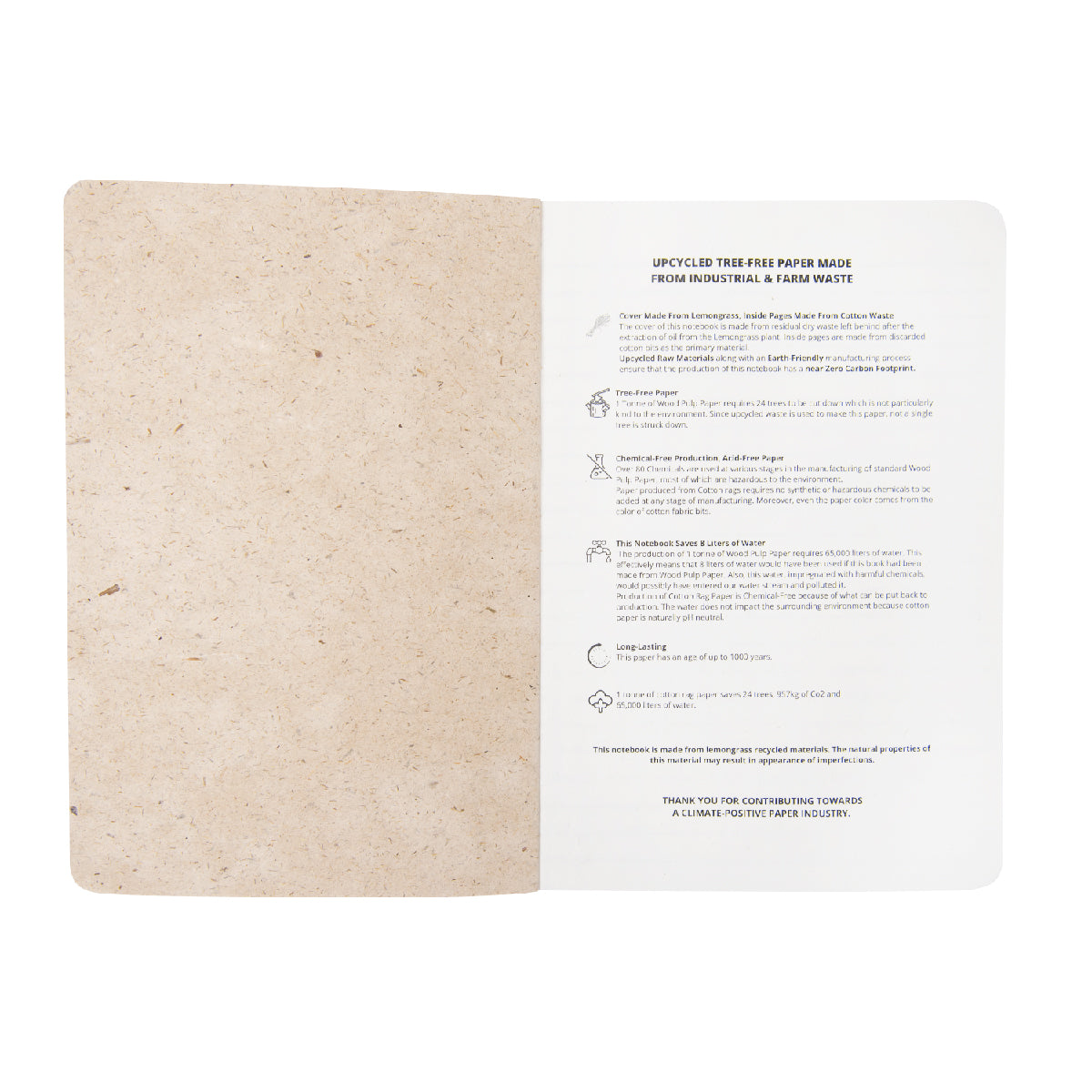 Tree-Free Lemongrass Journal