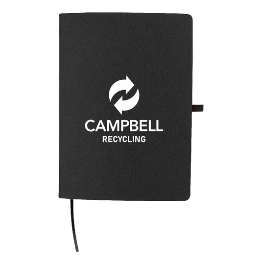 Book Club rPET Felt Notebook