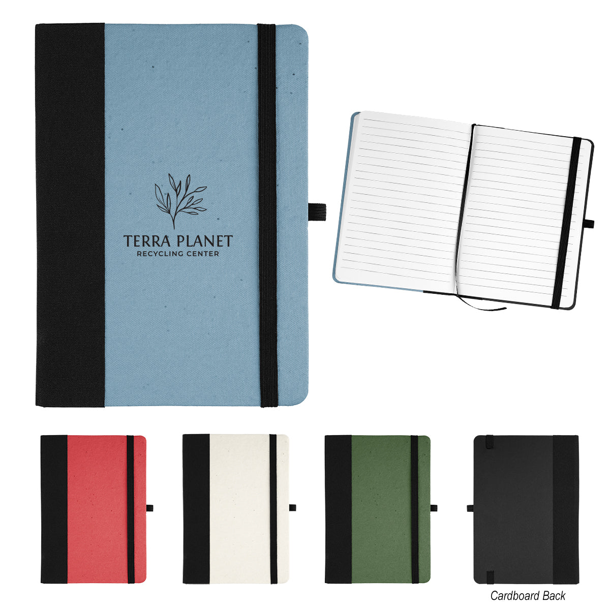 FSC LIGHT BLUE WITH BLACK Harper Pulp Journal