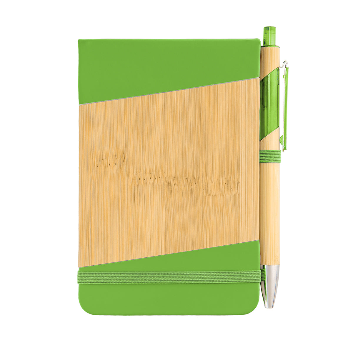 Bamboo Look Jotter & Pen