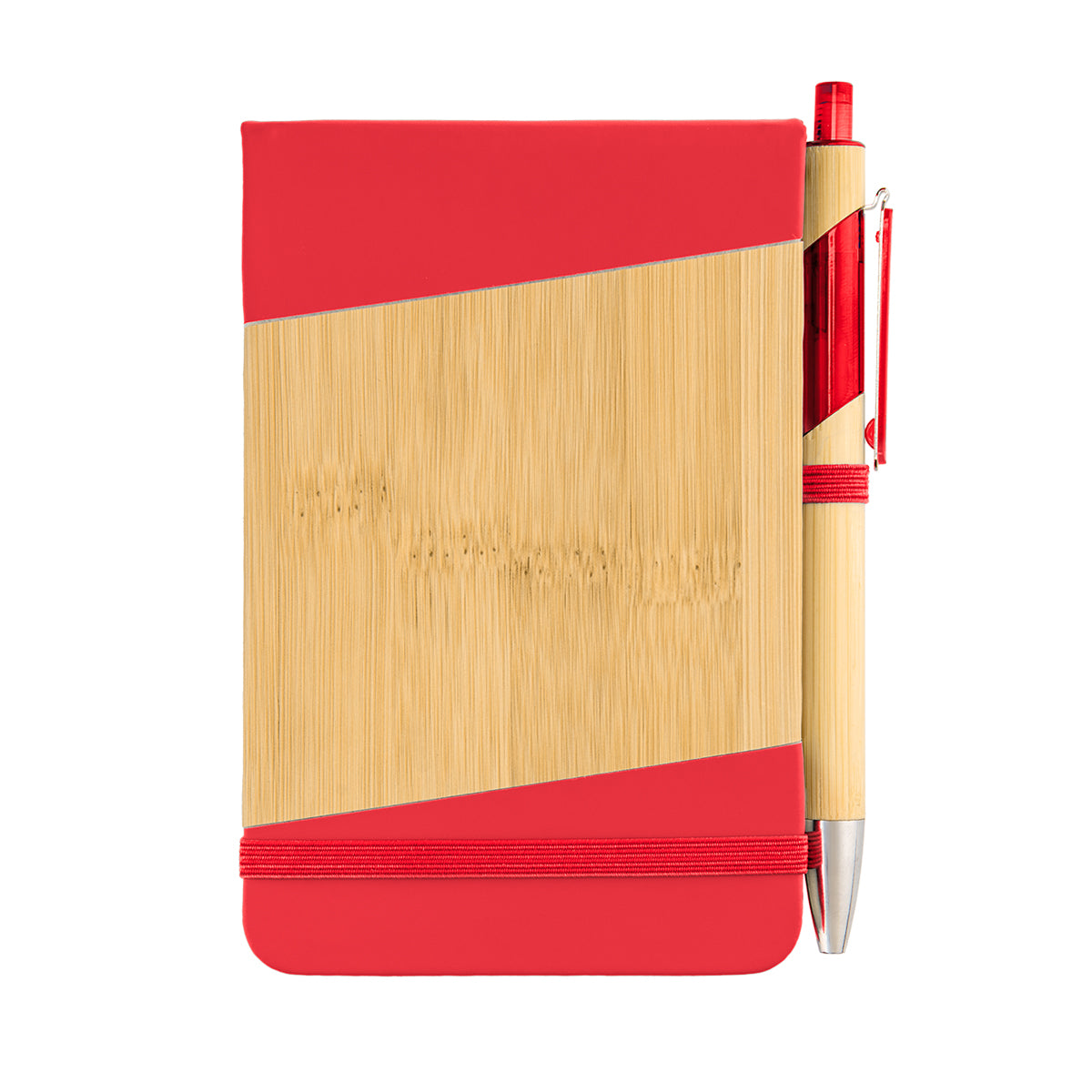 Bamboo Look Jotter & Pen