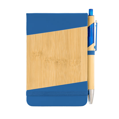 Bamboo Look Jotter & Pen