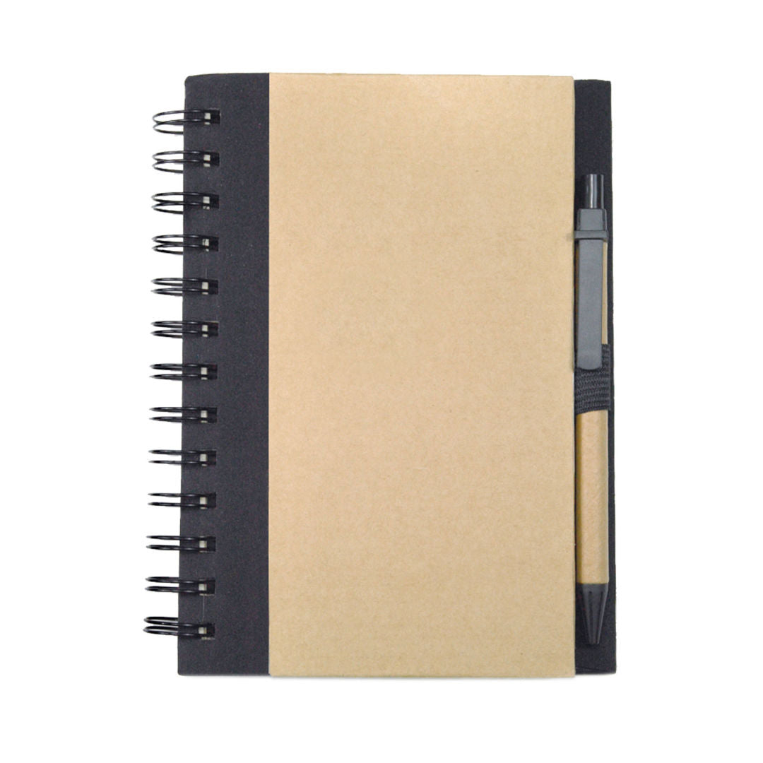 Spiral Bound Notebook & Harvest Pen