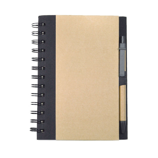 Spiral Bound Notebook & Harvest Pen