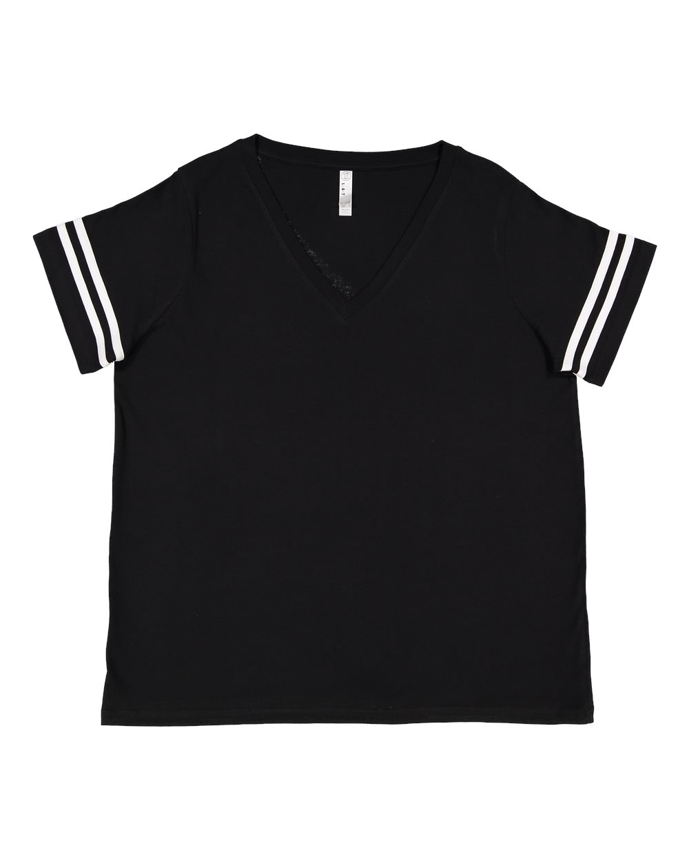 Women's Curvy Collection Vintage Football T-Shirt - 3837