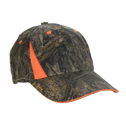 Camo Cap With Blaze Inserts